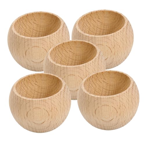 2 Pieces Egg Shaped Wooden Essential Oil Diffuser Aromatherapy Diffuser Small Wooden Fragrance DIffusers Fragrances Retention Long Lasting Fragrance for Home, Bathroom, Office, Toilet