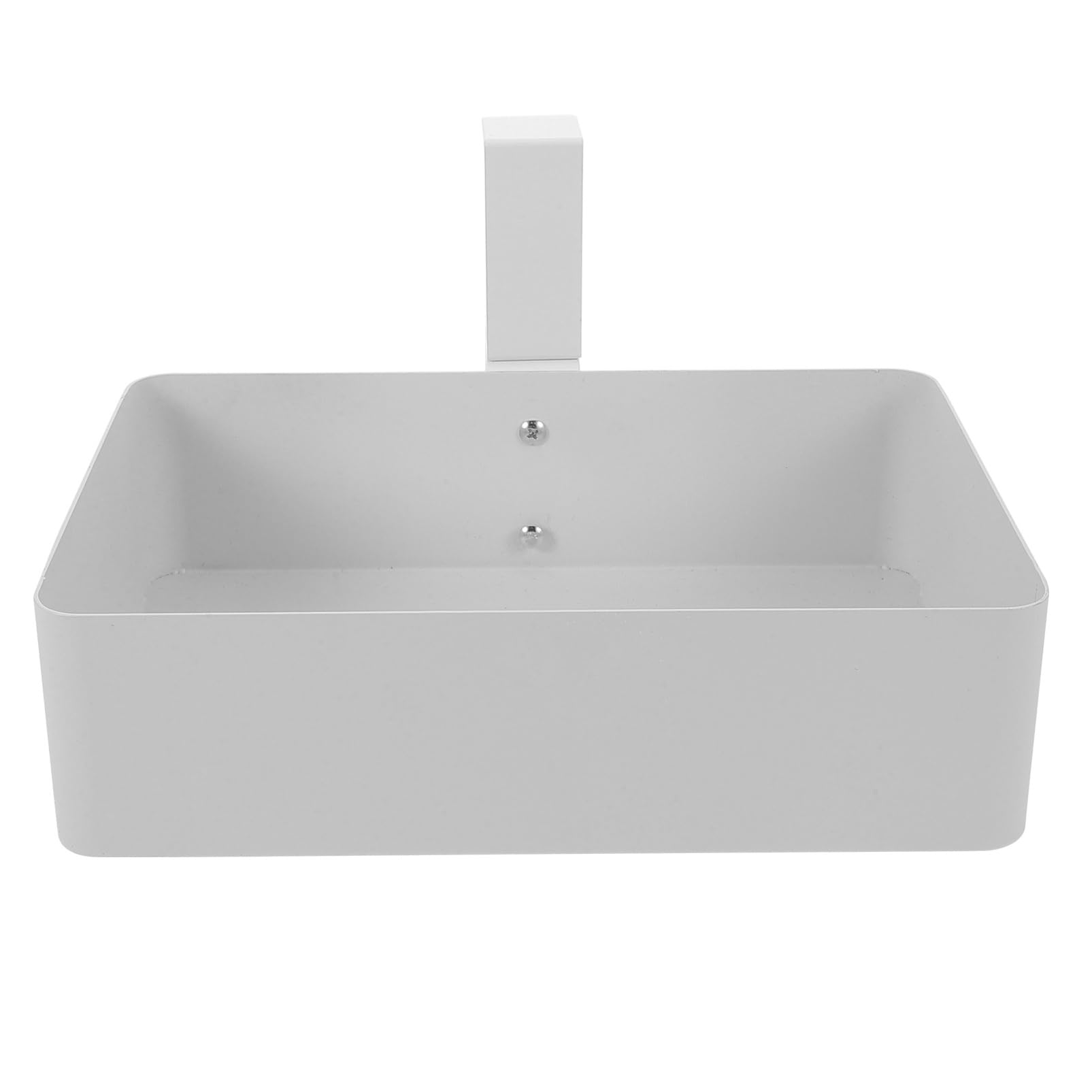 SECFOU Cestino Portaoggetti in Metallo Sottoscrivania Contenitore per Casa e Cucina Organizer per Piccoli Spazi