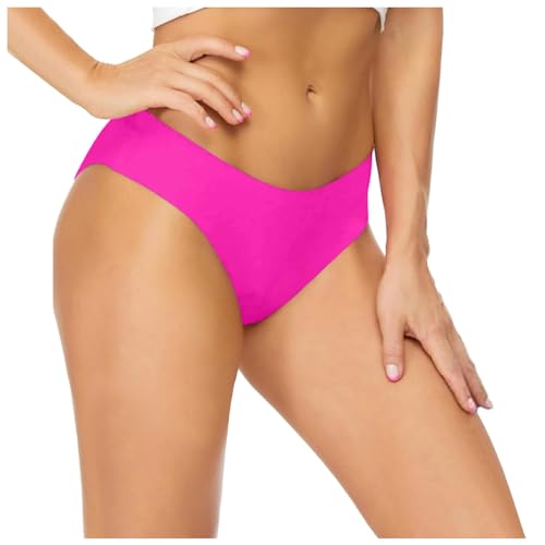 Parte inferior de bikini a prueba de fugas, impermeable, menstrual, para adolescentes, niñas y mujeres, hot pink, XL