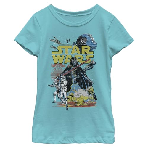 Image of STAR WARS Girl's A New Hope Galactic Battle T-Shirt