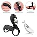 Vibe Ring Vibrating Penis Ring Clitoris Vibrator for Couple Or Single Player 9 Vibration Mode for Men with Longer Lasting Erection, Rechargeable Double Cock Ring Sunglasses,T-Shirt