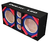 Deejay LED Two 10-in Woofers Plus Three Tweeters BL