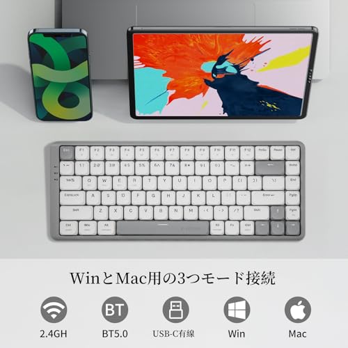 e元素 Z-84 赤軸メカニカルキーボード の商品画像 1