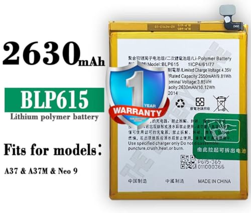 Image of THE BATTERY STORE Original BLP615 Battery for Oppo A37 Neo 9 Neo 7 / A37T / A37M / A37f / A37fw Battery with 1 Year Warranty**** (PR65)