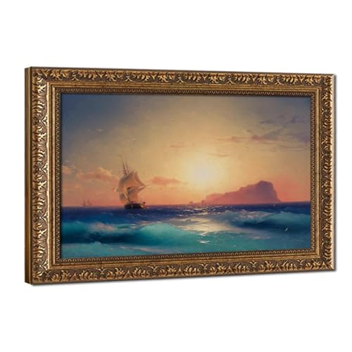 Impression sur toile Ivan Aivazovsky pour habiller un mur vide avec cadre 30x45