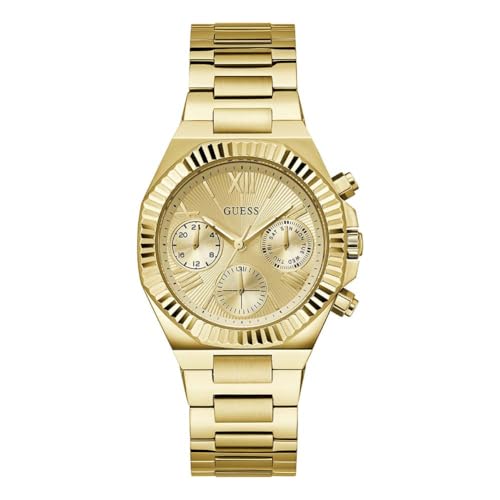 Montre Multi-Cadrans Quartz GUESS Equality pour Femmes au Cadran Précis