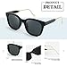 FEISEDY Square Polarized Sunglasses Women Men Retro Trendy Shades UV400 Lenses B2624