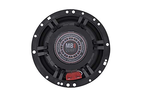 Mb Quart Rk1-116 Reference Car Speakers (Black, Pair) – 6.5 Inch Coaxial Speaker System, 200 Watt, 2-Way Car Audio, 4 Ohms (Grills Included) #TOP6