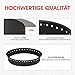 Aptliton Feuerring 91cm ø – Rauchfreie Feuerstelle Einsatz Für Garten & Terrasse, Massiver Stahl Mit Rostschutzbeschichtung, DIY Feuerschale Für Draußen, 8-Teiliger Feuerstellenring, Schwarz