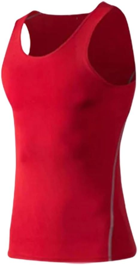 Men Tank Tops Quick Dry Sleeveless Slim Fit Running Fitness Training Vest
