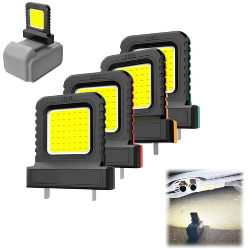 High Brightness Floodlight,for All Power Tool Batteries,Cordless Flood Light,Universal LED Work Lights,Multiple Flood Light for Workshop Garage,Fishing Camping