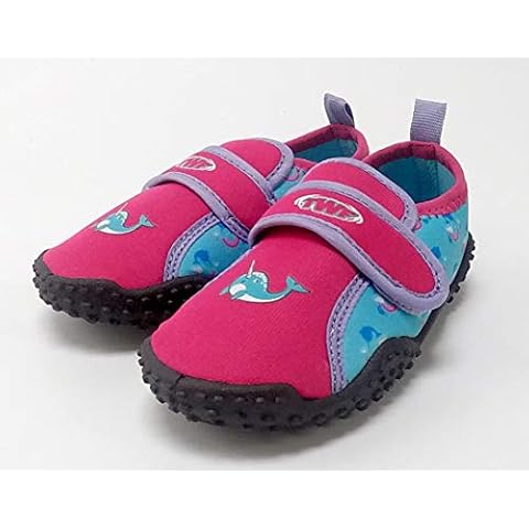 TWF Children's Wetshoes Twf Baby Wetshoes Pink Narwhal Size 3, Pink Narwhal, 21-Mar UK Cover