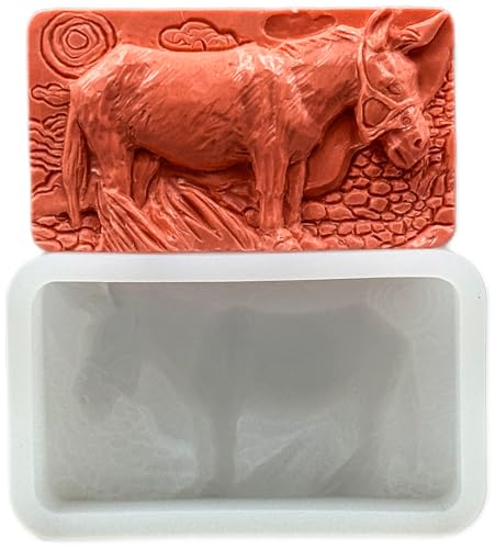 Molde de silicona para jabón, resina, cera, yeso, arcilla FIMO MULE