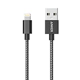 Anker USB-Kabel, mit Lightning-Anschluss und Nylonummantelung, geflochten