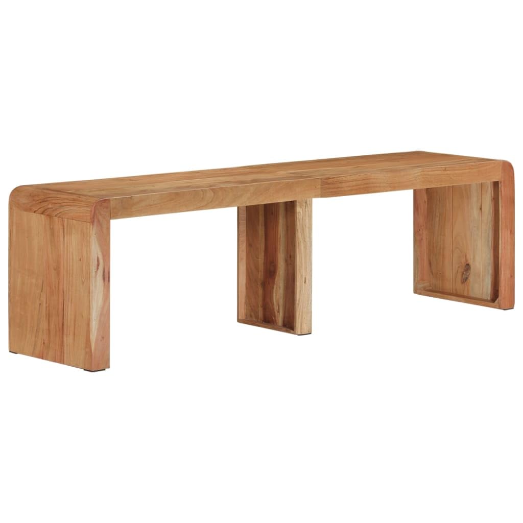 vidaXL Panca 160x38x45 cm in Legno Massello di Acacia