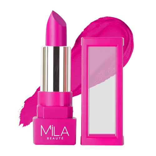 Image of MILA BEAUTE Matte Lipstick | Highly Pigmented & Lightweight Formula | Matte Finish | Gives Full Coverage | Shade -