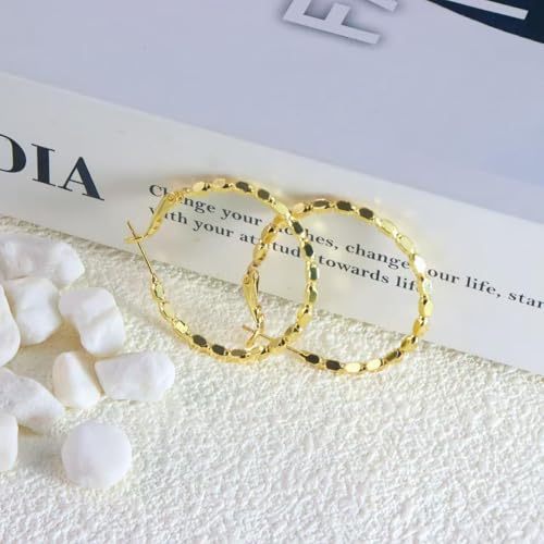 ToHeart Thin Gold Hoop Earrings for Women 14K Gold Hoop Earrings Hypoallergenic Dainty Party Gifts4