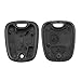 RUNGAO - Carcasa para llave de coche compatible con Peugeot 107 207...