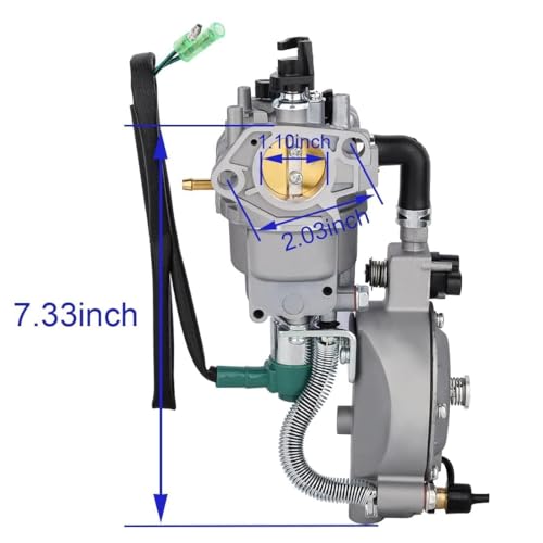 Hipa GX390 188F Carburador Dual Fuel para Kit de Conversión LPG&CNG para Generador GX340 GX420 4.5KW-6.5KW miniatura 4