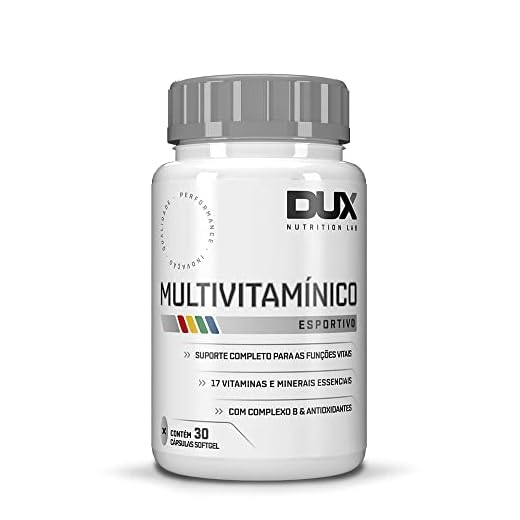 Dux Nutrition Multivitamínico Esportivo - 30 Cápsulas Softgel -