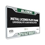Desert Cactus Utah Valley University UVU Wolverines Car Accessories Metal License Plate Frame and Tag Holder for Front or Rear of Car (Alumni)