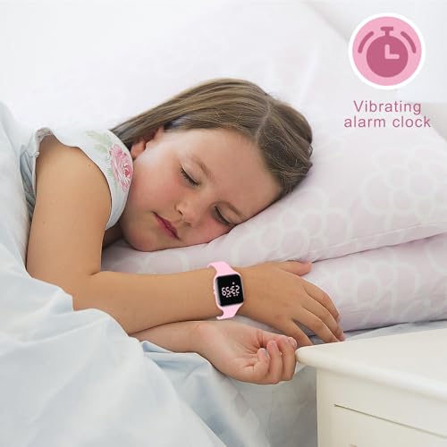 Kids Watch, Girls Digital Watch with Alarm/Stopwatch/Distance/Calories/Steps Counter, Watches for Kids Teens Gift for Girls Boys by A ALPS - Image 3
