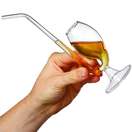 Brandy Pipe in Gift Box | Port Pipe, Port Sipper | Unique Brandy Glass for Full Flavour Appreciation