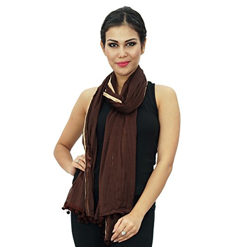 ibaexports Indian Women Scarves Neck Wrap Chunni Long Stole Chiffon Blend Dupatta3