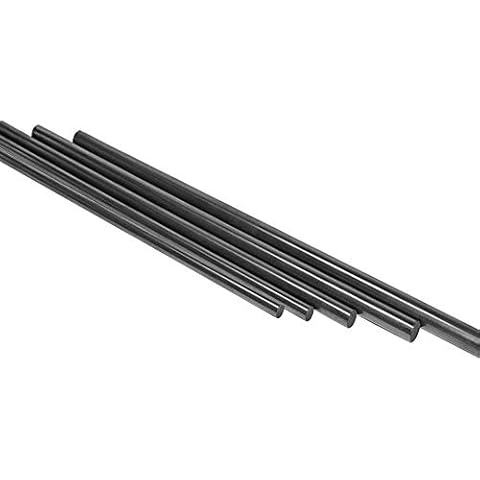 LOKIH 5ST Graphite Crucible Rührstab Schmelzguss Refining Gold Silber Kupfer-Stock-Rod-Stab Durchmesser 5mm / 6mm / 7mm / 8mm / 10mm,10mmx50mm Cover