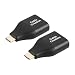 USB C to HDMI 4K, CableCreation USB Type C (Compatible Thunderbolt 3) to HDMI Adapter, Compatible MacBook Pro/MacBook/iMac 2017/Chromebook Pixel/Yoga 920/XPS 13/Samsung S9/HUAWEI Mate 10, Black/2 Pack