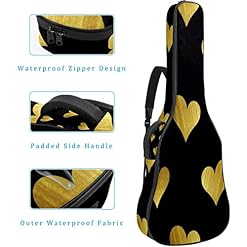 Housse de guitare acoustique en forme de visage de chien mignon de 1 cm d’épaisseur – Housse de transport étanche pour… - Les Beatles, Paul McCartney, John Lennon, RIngo Starr, George Harrison Housse de guitare acoustique en forme de visage de chien mignon de 1 cm d'épaisseur - Housse de transport étanche pour… – Image 4