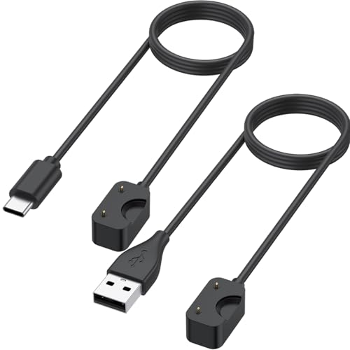 [2 Pack] for Samsung Galaxy Fit 3 Charger Cable, Magnetic Replacement Charging Cable Dock Compatible with Galaxy Fit 3 SM-R390 Smartwatch, 3.3FT/100cm