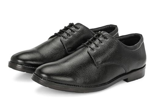 Image of Massari Genuine Leather Derby Lace Up |Formal Shoes for Men for Office | TPR Sole
