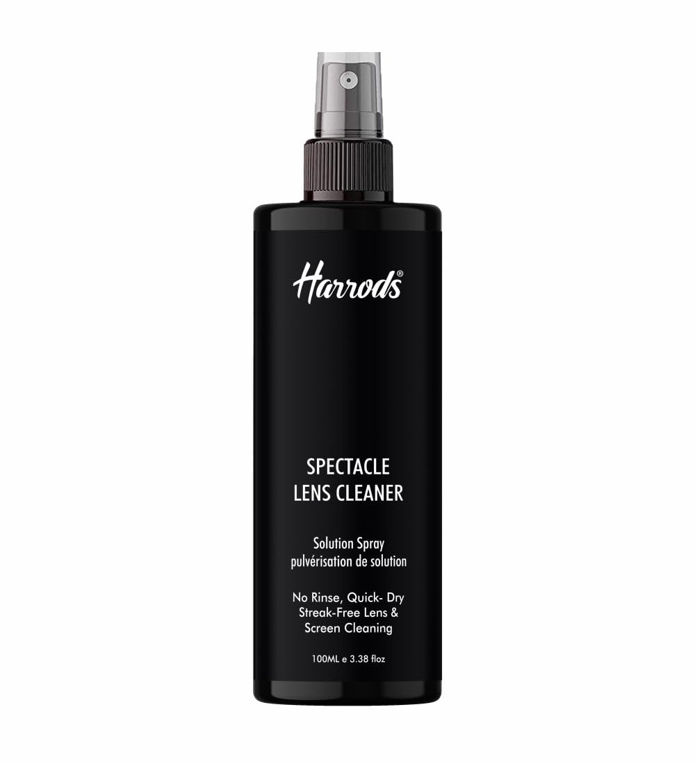 Harrods Lens Cleaner for Spectacles 100ML | Spectacles Cleaner | Eye Glass Cleaner | pecs Cleaner, Screen Cleaning & Sanitizer Kit for Smartphones, Tablets, Eyeglasses, E-Readers, LED, LCD & TVs (B08RX8XWWD) Amazon Price History, Amazon Price Tracker