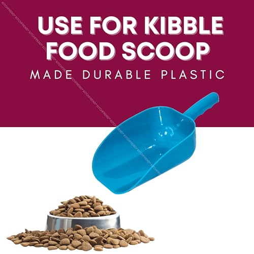 Image of 1kg Capacity Plastic Scoop for Grains, Pet Food, Flour, Spices, Powders, Chemical Use | Heavy-Duty Multipurpose Scooper for Shopkeepers, Manufacturers & Home Use- Green