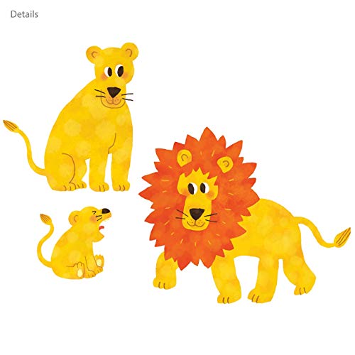 Vinilos decorativos Jungle Animals para niños miniatura 4