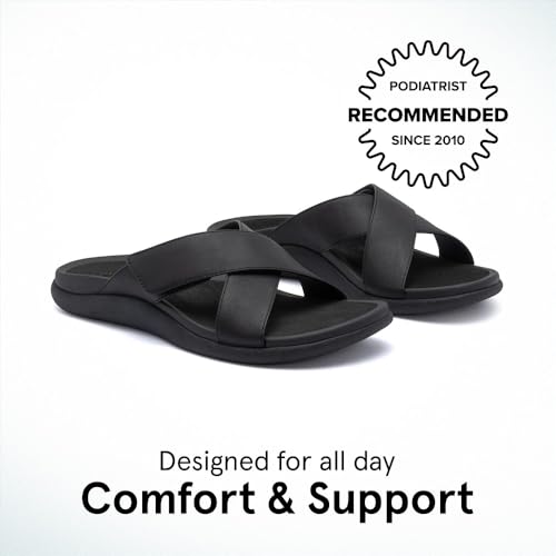ABEO Laguna Slide Sandals For Women | Orthopedic Sandals | Arch Support Flip Flops | Plantar Fasciitis Relief Sandals | Built-In Orthotics Inserts For Women2