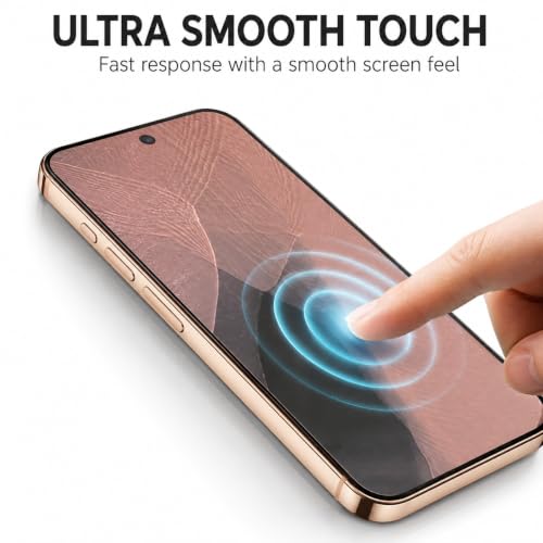 Image of ArmourPro Tempered Glass for Google Pixel 11 Pro XL - 9H Screen Protector with Black Border, Anti Scratch, Edge-to-Edge Coverage, HD Clarity, Smooth Touch, Case Friendly | Black