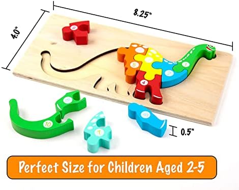 Montessori Wooden Toddler Arts for Kids Ages 3-5 | Puzzles Game for Kids 2 3 4 | Montessori Toys for 2-4 Years Old | Toys for 2 3 4 Year Old Boys Girls | Educational Learning Toys for Boys Age 2 3 4 5 411TkglEmuL. AC