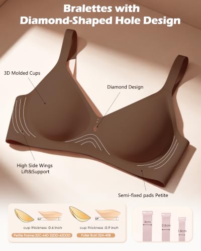 Wireless Jelly Bra(As low as $6.645)(Sizes 32A-42DDD) - $6.64 - image 5