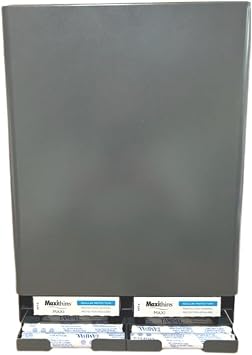 GG Golden Group INTERNATIONAL Tampon & sanitary napkin free vending dispenser for public restroom, steel cabinet with lock, wall mountable, gray SD9000GY