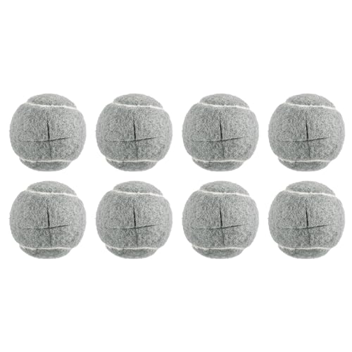 QUARKZMAN Balles De Tennis Precoupées pour Déambulateur, 8Pcs - Balles De Tennis pour Chaises, Protège-Pieds De Table De Tennis, Patins en Feutre pour...