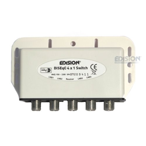 Edision DiSEqC 4/1 interruptor satéliteque accesorios