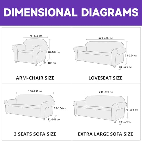 Housse de fauteuil extensible Ystyle premium au design universel - 5