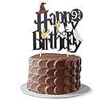 Adornos para tarta de cumpleaños de calidad superior: Harry Potter para tartas está hecho de materiales super duraderos y duraderos. Es seguro y no tóxico para su uso.