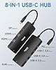 USB C Docking Station Dual Monitor, Selore Docking Station 3 Monitors Triple 4K Display with 2 HDMI, DisplayPort, 1 Gbps Ethernet, 100W PD Charging, USB 3.0 Ports Adapter for Dell, HP, etc(Black) #1
