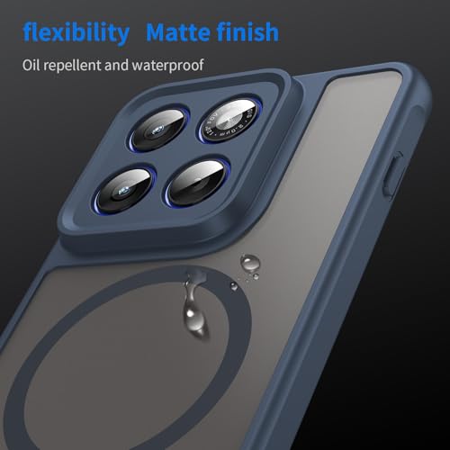 Image of Compatible with Motorola Moto X70 Air Case Cover,Compatible with MagSafe,Anti-Fall,Compatible with Motorola Edge 70 5G XT2601-2 XT2603-2 Cell Protective Phone Case Blue