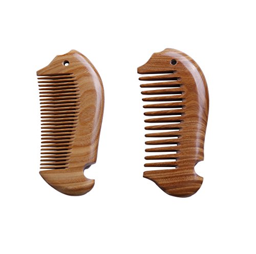 Pack de 2 Peines de Madera Antiestáticos miniatura 3