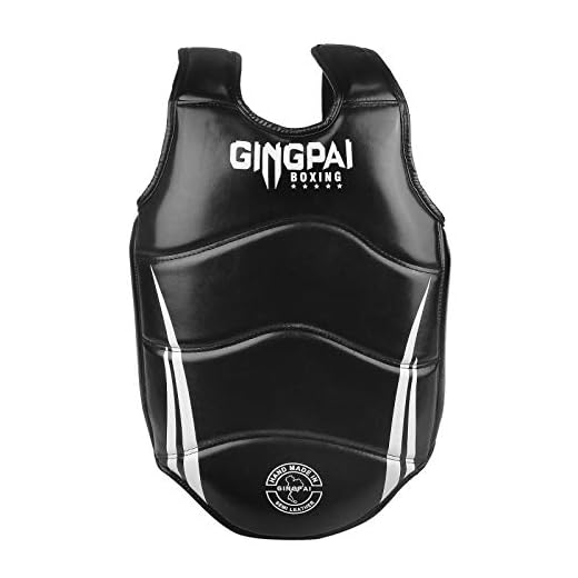 Boxing Chest Guard MMA Martial Arts Rib Shield Armour, Solid Body Protector for Kickboxing Taekwondo Muay Thai Training