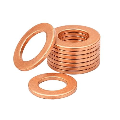 Rondelle plate en cuivre pour vos travaux de plomberie et mécanique (178pcs)